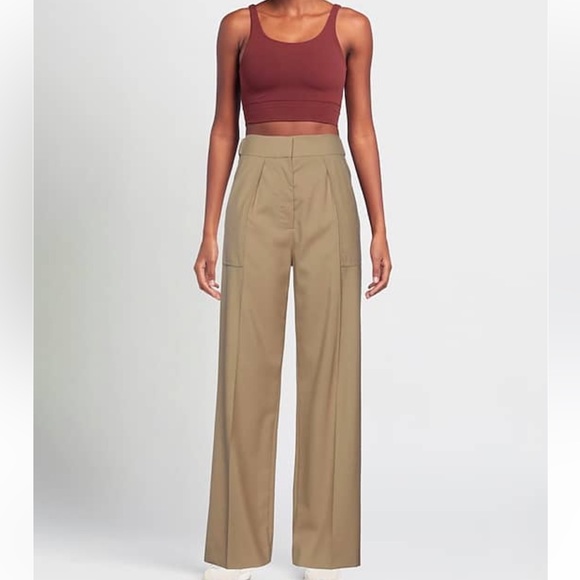 Zara full length wide leg  flowy pleated pants - Picture 10 of 10